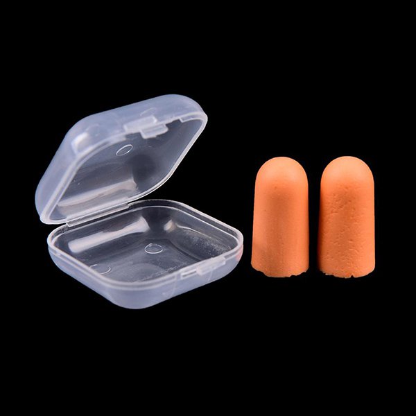 泡棉耳塞-1對2入透明塑料盒_1
